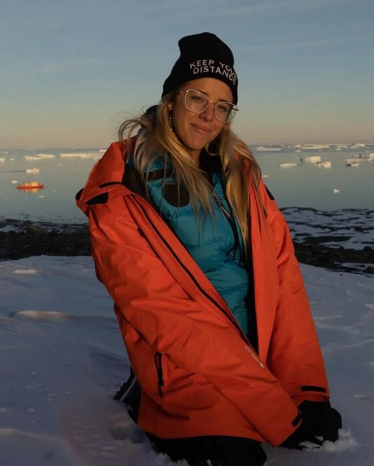 Qué hace Nati Jota en la Antártida Argentina: "Estoy cumpliendo un sueño y conociendo un lugar único"