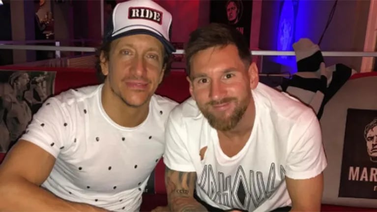 La felicidad de Nico Vázquez por la visita de Messi a su restobar