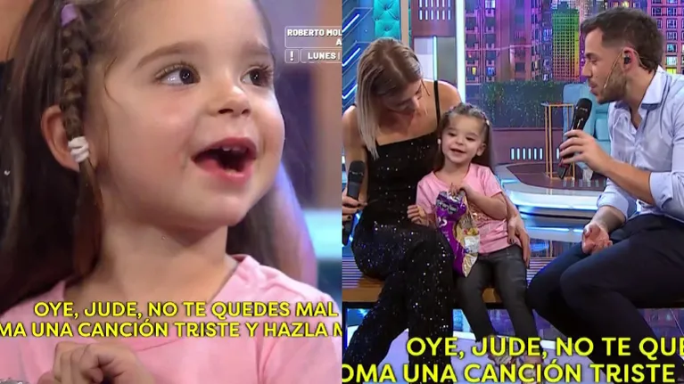Eugenia Tobal y un dulce momento con su hija en vivo: "Ema, me dijeron que este tema te encanta"