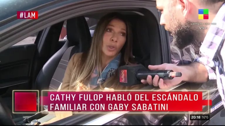 Catherine Fulop sorprendió al contar cómo es su relación con Gabriela Sabatini