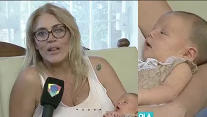 Débora D' Amato presentó a su hija Lola en Intrusos