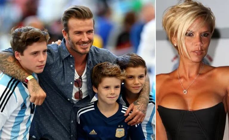 David Beckham vendría con su mujer y sus hijos a la Argentina en diciembre. (Fotos: archivo Web)