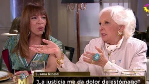 Incómodo momento entre Lizy Tagliani y Susana Rinaldi: la cantante le dijo "querido" a la humorista
