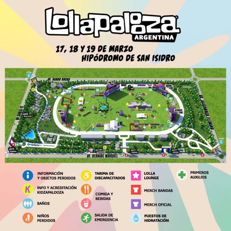 Lollapalooza Argentina 2023, horarios, accesos, transportes: todo lo que hay que saber para disfrutar el festival
