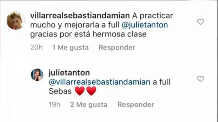 Los mensajes en las redes que la exbailarina de ShowMatch Julieta Antón cruzó con su agresor horas antes del ataque