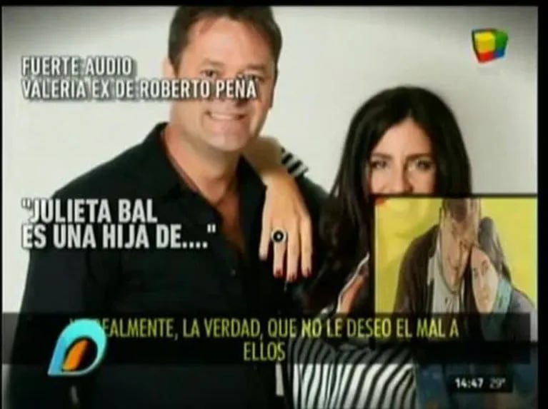 El video con las explosivas acusaciones de la ex de Roberto Peña: "Me levantaba la mano, pero la última vez no me pidió disculpas"
