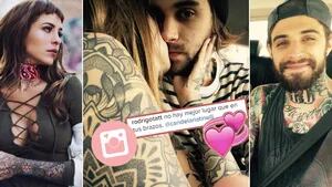 Candelaria Tinelli y su tatuador dándose un beso (Foto: Instagram)