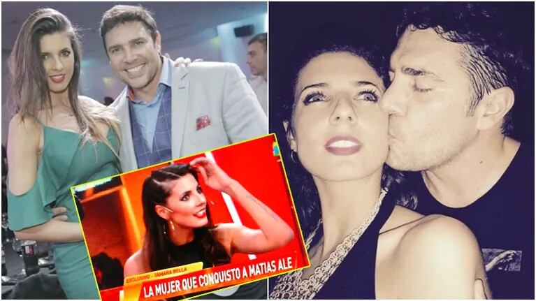 La declaración de amor de Matías Alé a Tamara Bella tras aparecer en TV (Fotos: Instagram)