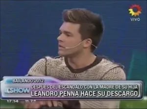 Leandro Penna respondió a las acusaciones de la madre de su hija