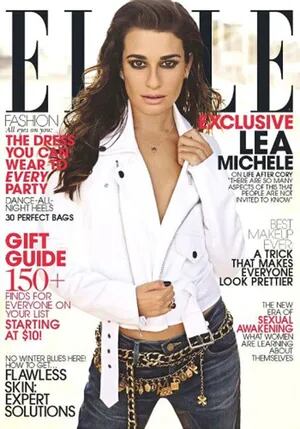 Lea Michele: “Sé que Cory querría que yo controlase la situación y la usara para ayudar a la gente”. (Foto: revista Elle)