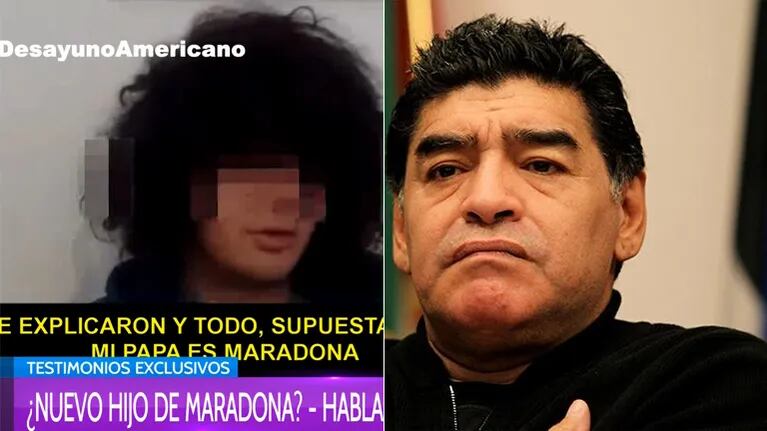 Santiago Lara, joven que reclama la paternidad de Diego Maradona (Foto: web)