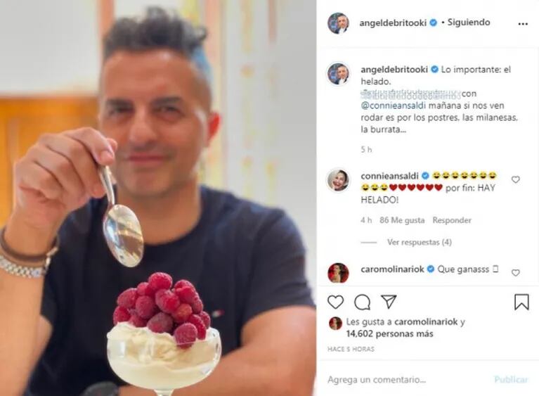 Provocativa foto de Connie Ansaldi tras el escándalo con Luciana Salazar: "¡Por fin hay helado!"