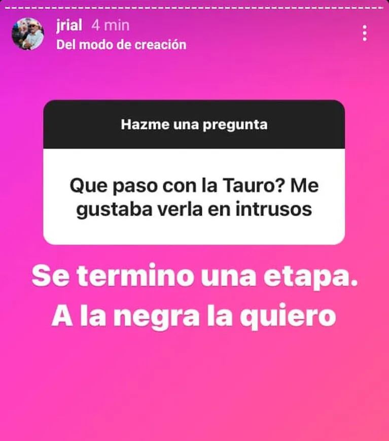 Jorge Rial habló de la salida de Marcela Tauro de Intrusos tras su escandalosa pelea: "A la Negra la quiero"