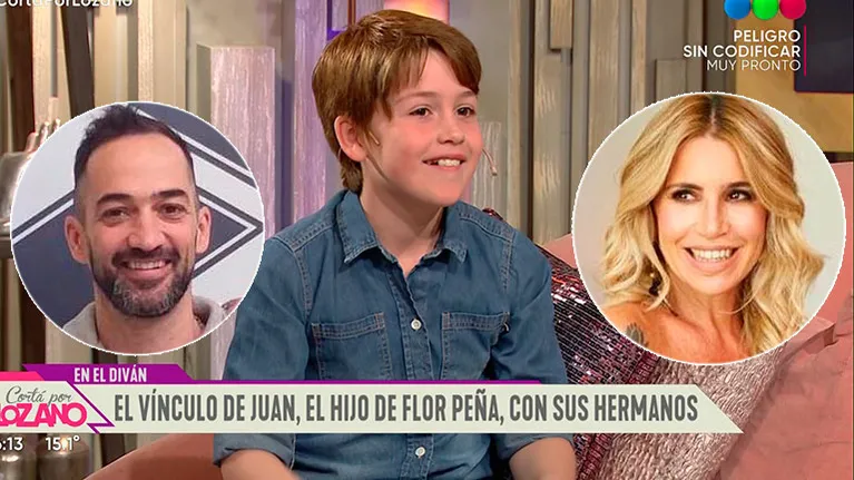 El hijo de Florencia Peña contó que tendrá un hermanito: “Se va a llamar Fidel”