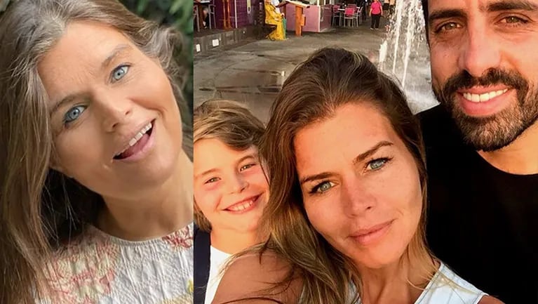 Angie Balbiani posteó la foto más linda junto a su hijo y su novio a poco de ser mamá.