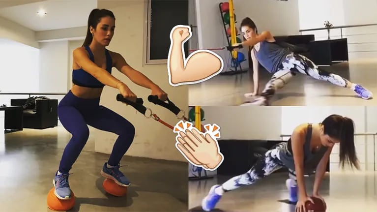 Lali Espósito, sexy mientras entrena  (Fotos: Instagram).