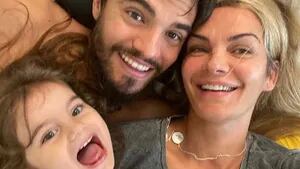 La tierna selfie de Eliana Guercio y Sergio Romero con Meghan Ivy, la hija menor del matrimonio