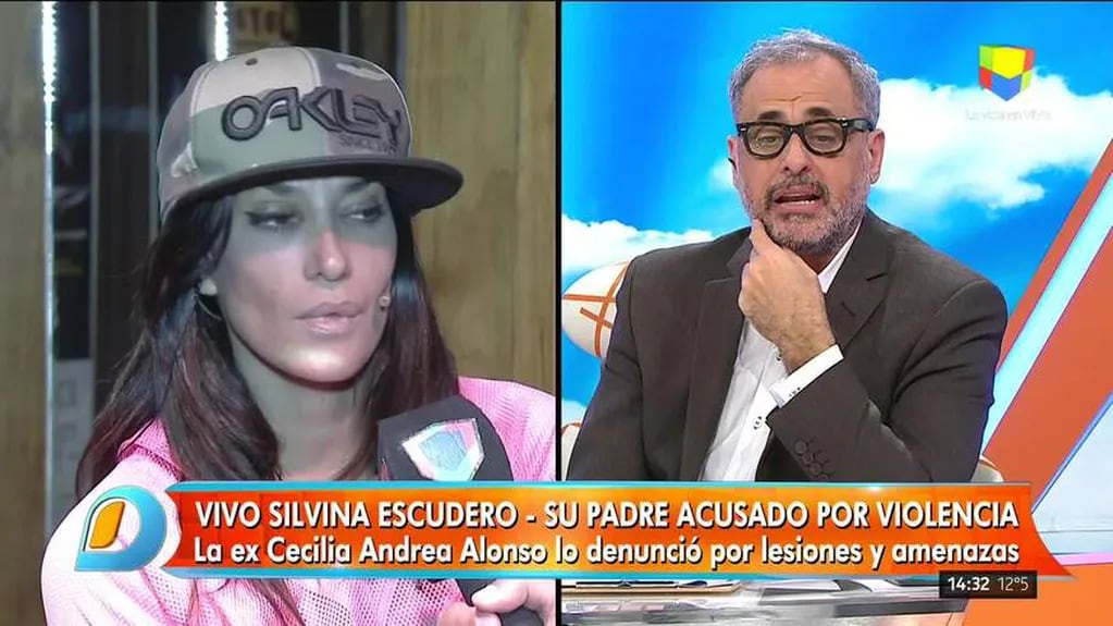Silvina Escudero se quebró en Intrusos