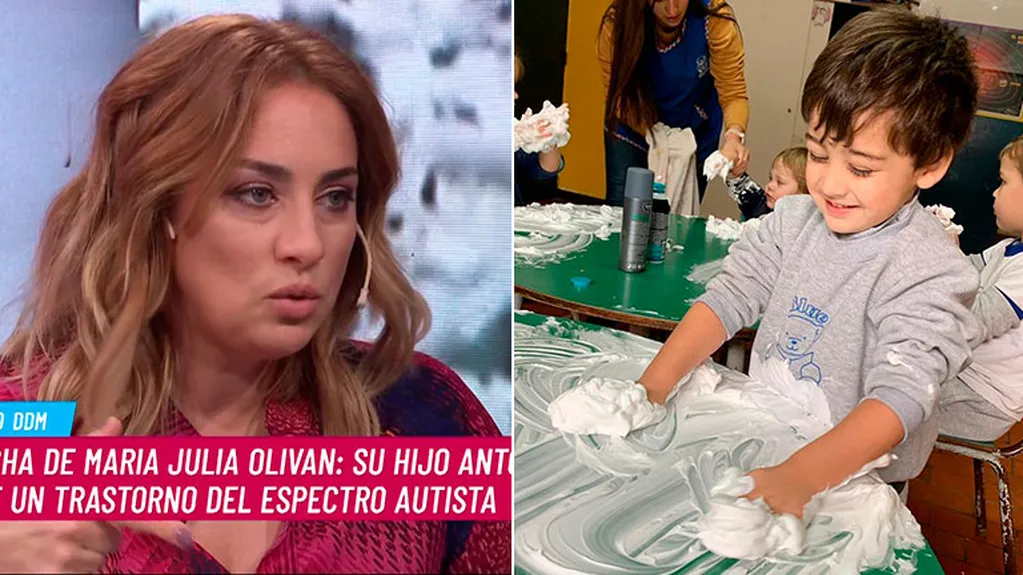 La lucha de María Julia Oliván por su hijo, Antonio: contó cómo supo que padece un trastorno del espectro autista