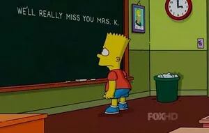 Los Simpsons despidieron a Edna Krabappel con un tierno mensaje. Foto: web)