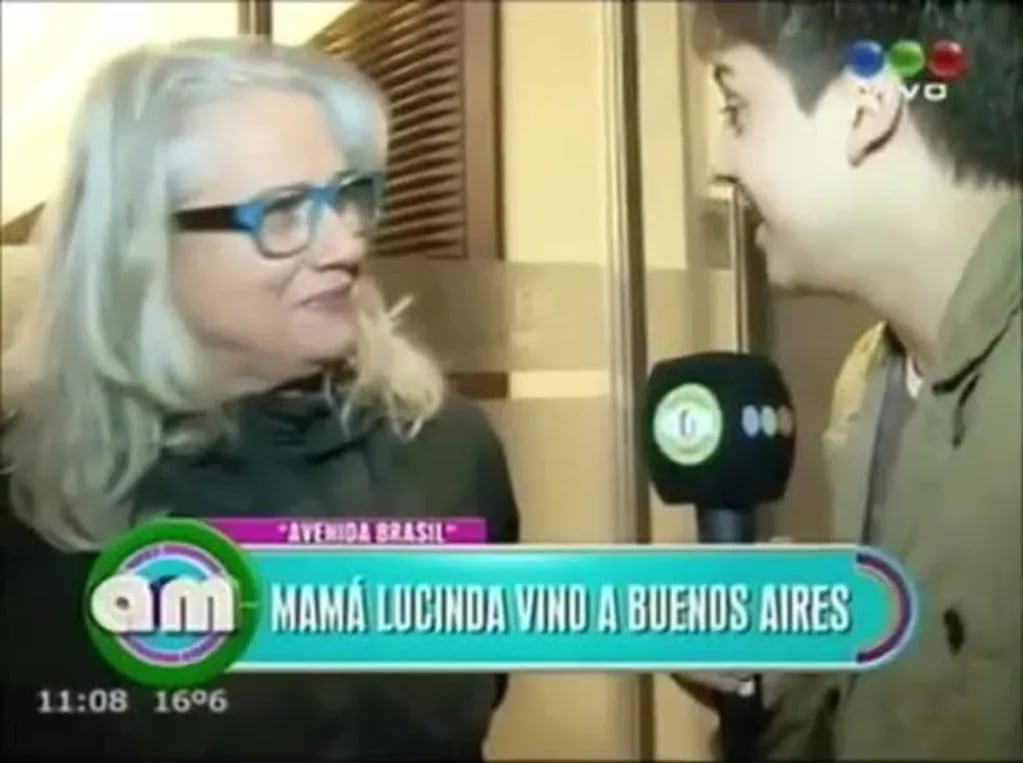 Qué hace Mamá Lucinda, de Avenida Brasil, en Buenos Aires: "Estamos grabando una miniserie"
