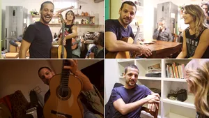 ¡A puro ritmo! Rodrigo de la Serna y su faceta como músico en #CambiaTuDía con Naty Franzoni