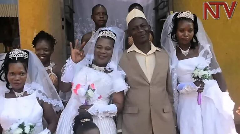 Hombre se casó con tres mujeres el mismo día