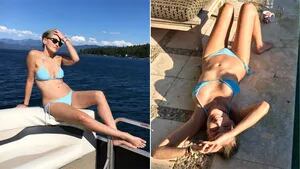 Sharon Stone, súper sexy en bikini a bordo de un lujoso barco en Montana 