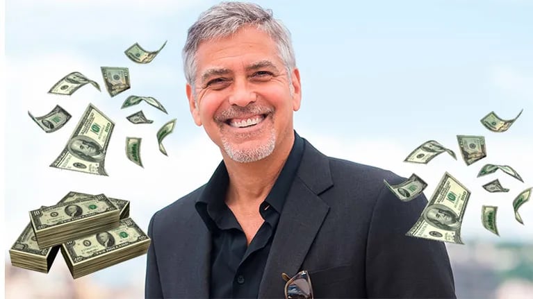 George Clooney les regaló un millón de dólares a sus 14 mejores amigos 