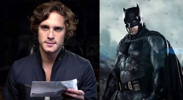 Diego hizo un casting para interpretar a Batman y el video se viralizó.