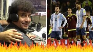 La furia de un relator con los jugadores de la Selección tras el empate frente a Venezuela de local: “Aganchen la cabeza y pidan perdón”