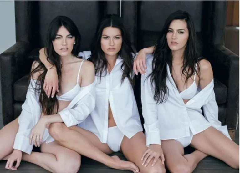 La producción de fotos de Jujuy con sus hermanas: "Nos coparía hacer juntas una campaña de lencería"