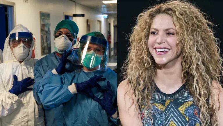 Shakira donó respiradores, mascarillas e insumos.