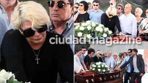 El doloroso último adiós de Carmen Barbieri a su madre, Ana Caputo (Foto: Movilpress)