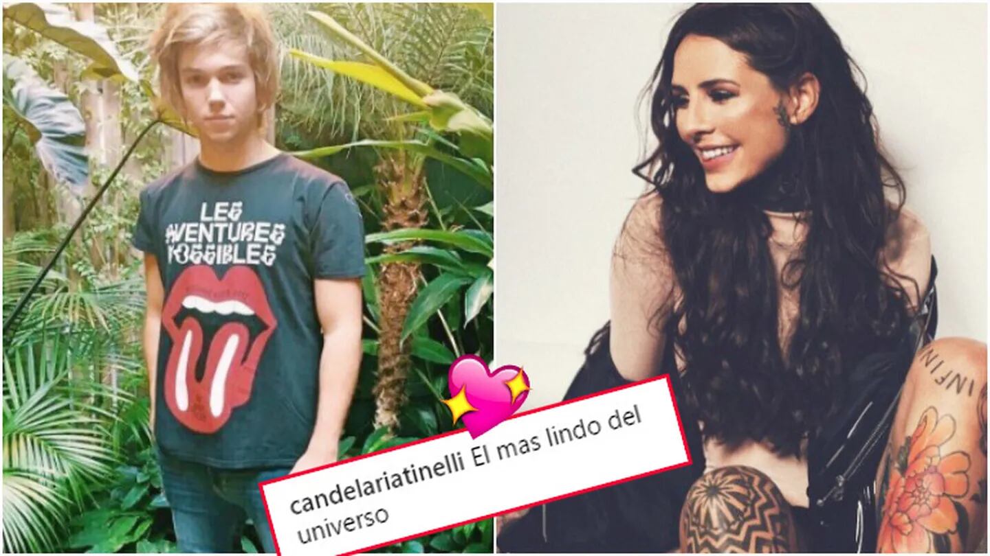 El piropo de Candelaria Tinelli a Franco Masini, en medio de los rumores de romance (Fotos: Instagram)