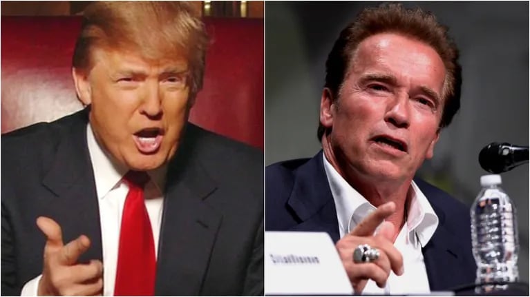 Donald Trump atacó a Schwarzenegger: "Fue despedido por su patéticos ratings" Foto: Web
