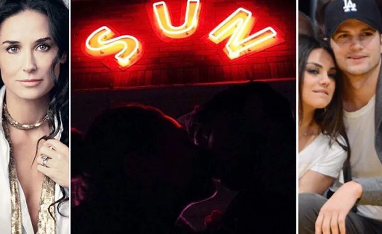 Demi Moore vende su anillo y Ashton Kutcher publica una foto besando a Mila Kunis. (Foto: Web/@aplusk) 