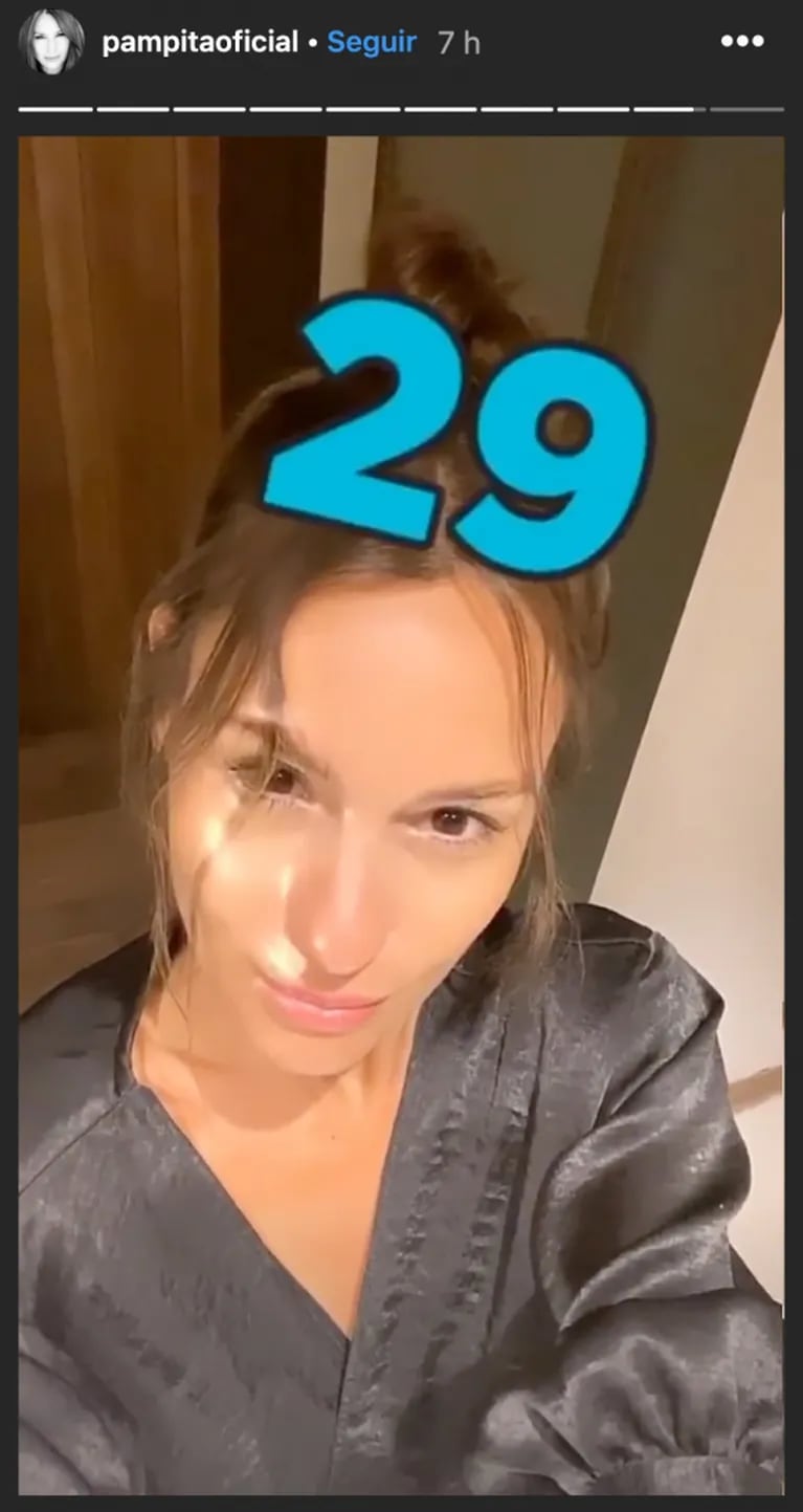 Pampita mostró qué edad aparenta según el filtro furor de Instagram: ¡29 años!