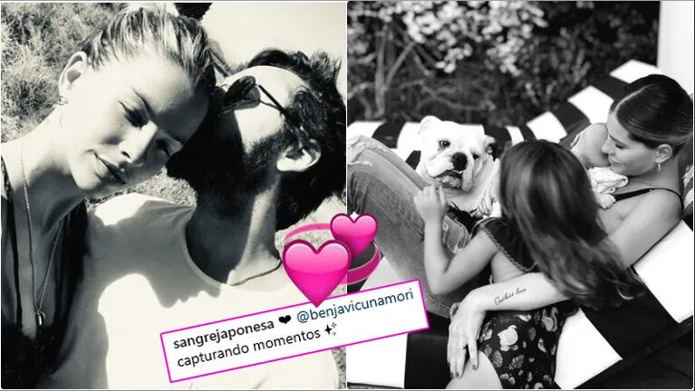 La dulce foto de la China Suárez con sus hijas y su perro (Fotos: Instagram)