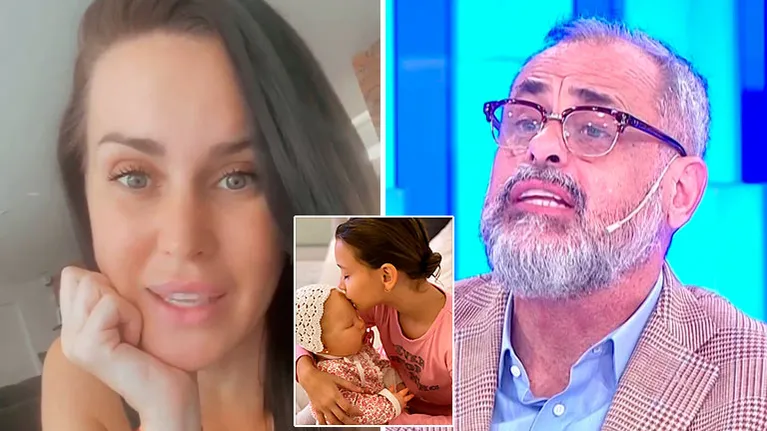 La fuerte reacción de Natalie Weber tras las críticas de Jorge Rial por la muñeca reborn que le regaló a su hija