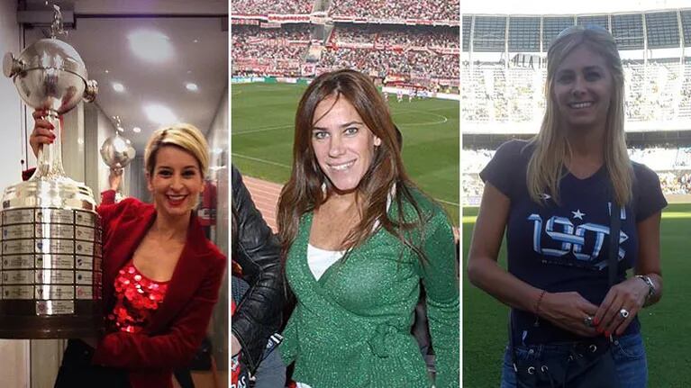 Mariela Fernández, Marcela Baños y Marisa Andino serán las voces del estadio en sus respectivos clubes. Foto: Web.