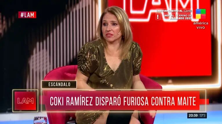 Fernanda Iglesias trató de “gila” a Coki Ramírez en vivo y Yanina Latorre le paró el carro