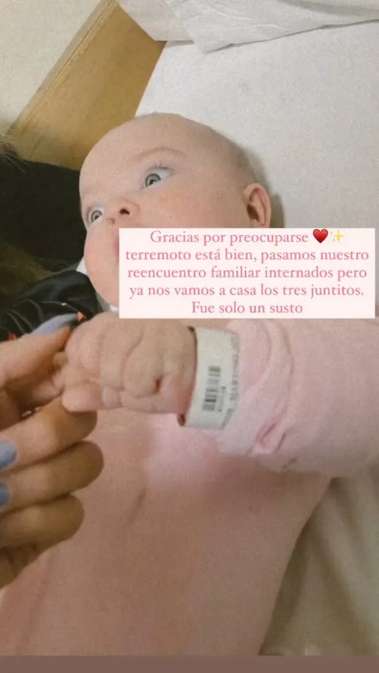 Lautaro Martínez habló de la internación de su beba de cinco meses: "La gorda está bien; solo fue un susto"