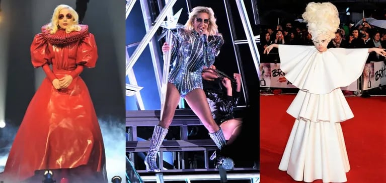 Mirá los extravagantes atuendos de Lady Gaga 
