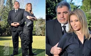 Miguel Angel Pierri y Vanina Hussein, enamorados. (Foto: revista Gente)