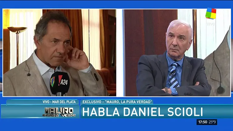 La reacción de Daniel Scioli cuando le preguntaron por el escándalo con Gisela Berger