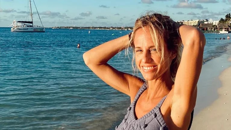 Mariana Fabbiani compartió el álbum de fotos de sus vacaciones en Aruba.
