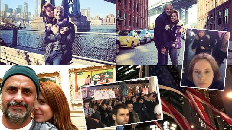 Los días de amor de Jorge Rial y Agustina Kämpfer en Nueva York (Foto: Instagram)