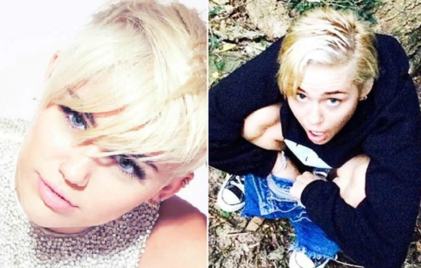 Miley Cyrus vuelve a provocar al subir a Instagram una foto… ¡haciendo pis! (Foto: Web/ Instagram)