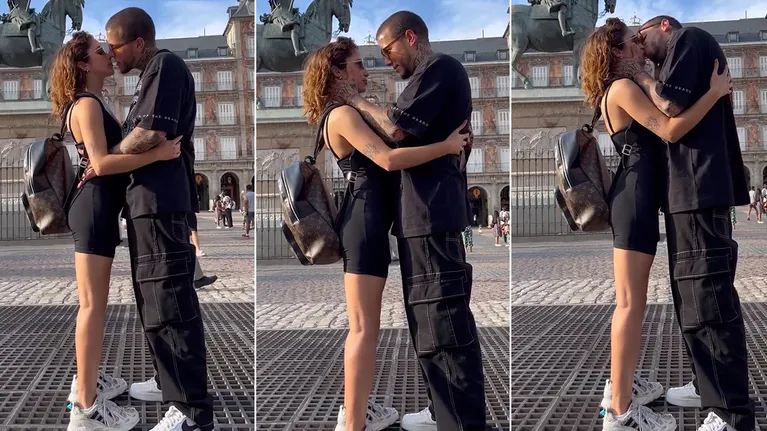 Alex Caniggia y Melody Luz anunciaron que quieren mudarse a España tras mostrarse a los besos en Madrid